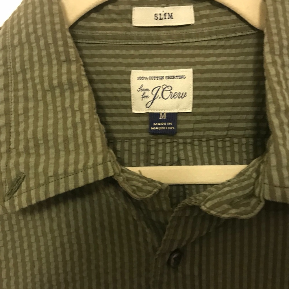 Unique VTG J. Crew Textured Shirt